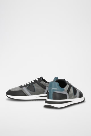 Baskets en cuir - Gris foncé