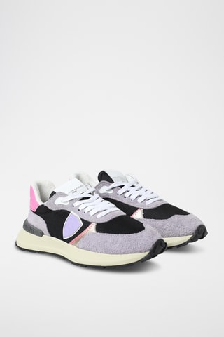 Baskets en nubuck - Lilas