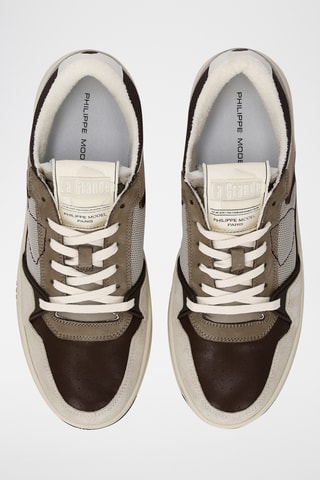 Baskets en cuir - Marron