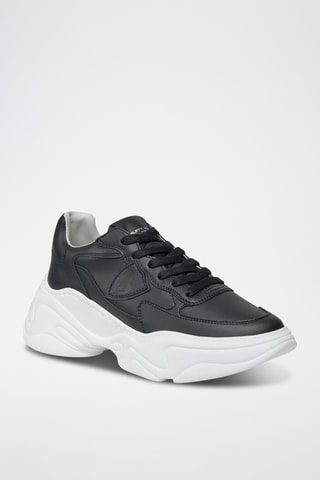 Baskets en cuir - Noir