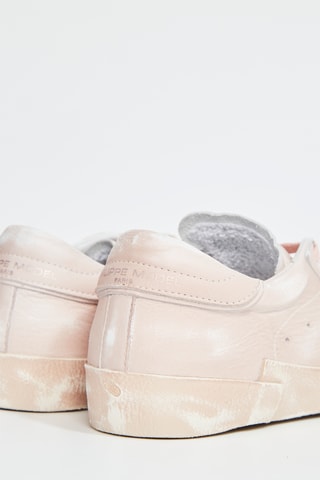 Baskets tie and dye en cuir Immerge' - Rose
