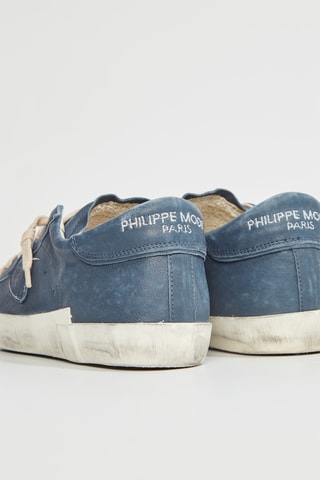 Baskets en cuir Doux - Bleu