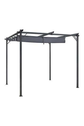 Pergola avec toit rétractable 9 m² Marina - 3 x 3 m