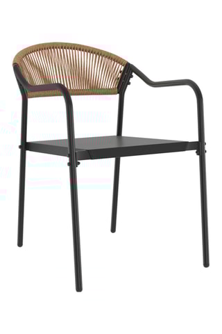 4 chaises de jardin empilables Nazare