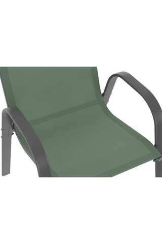 6 chaises de jardin empilables - 51,5 x 84 x 68 cm