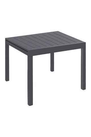 Table de jardin extensible - Gris - 90/180 x 73 x 90 cm