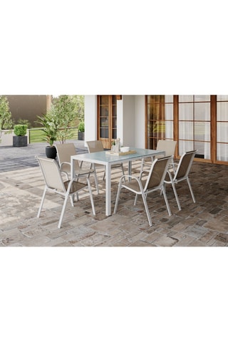 Ensemble de jardin Minorca - 6 places