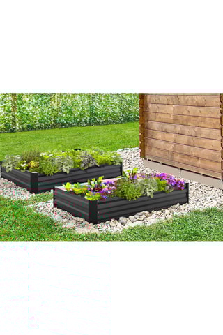 2 carrés potager - 115 x 80 x 20 cm