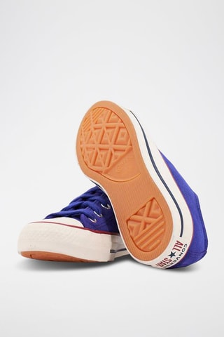 Baskets en cuir - Bleu