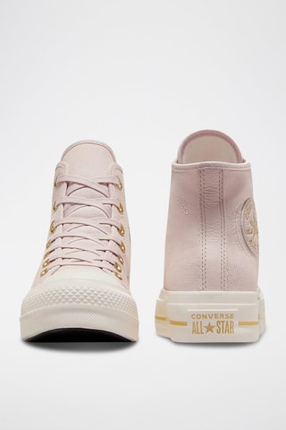 Baskets montantes - Rose pâle
