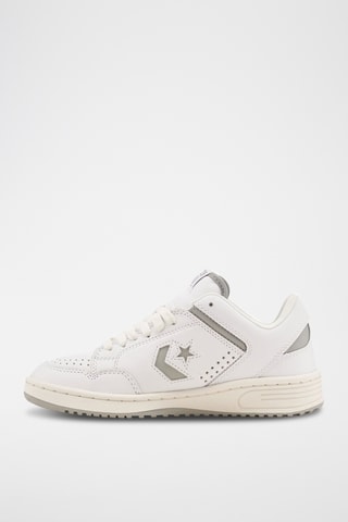 Baskets en cuir Weapon - Blanc et gris