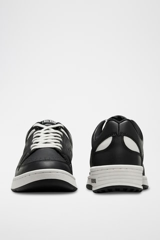 Baskets en cuir Weapon - Noir et blanc