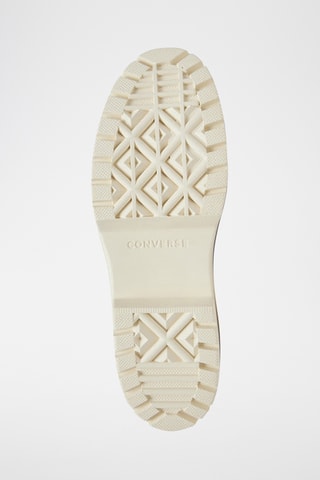 Baskets montantes compensées en cuir Chuck Taylor All Star Lugged Heel - Vert