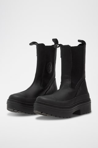 Bottines en cuir Chuck Taylor All Star Lugged Heel Chelsea Boot - Noir