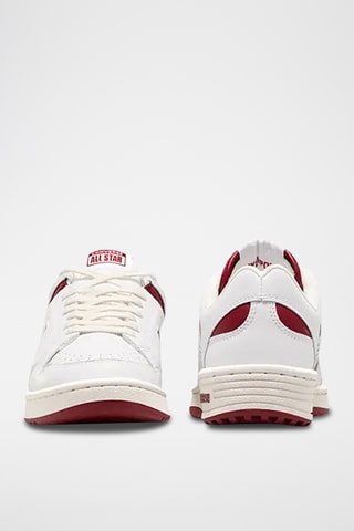 Baskets en cuir Weapon - Blanc et rouge