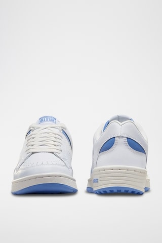 Baskets en cuir Weapon - Blanc et bleu