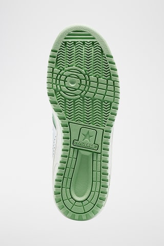 Baskets en cuir Weapon - Blanc et vert clair