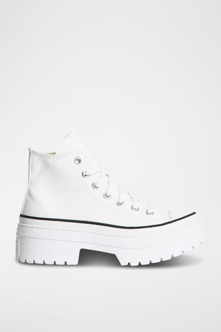 Baskets montantes plateformes All Star Lugged Heel - Blanc