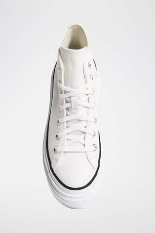 Baskets montantes plateformes All Star Lugged Heel - Blanc