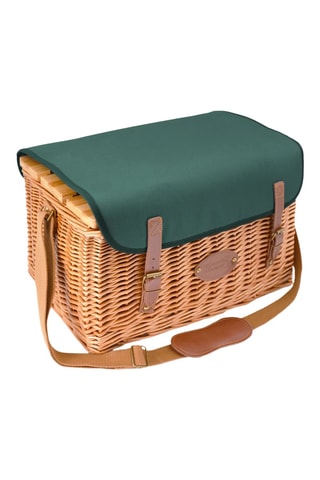 Leren Picknickmand Saint Honoré - 4 Personen