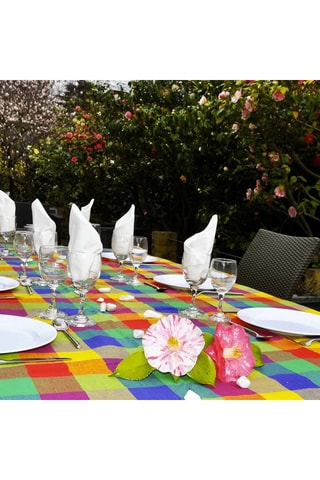 Vierkant Kleed - Multicolor - 140 x 140 cm