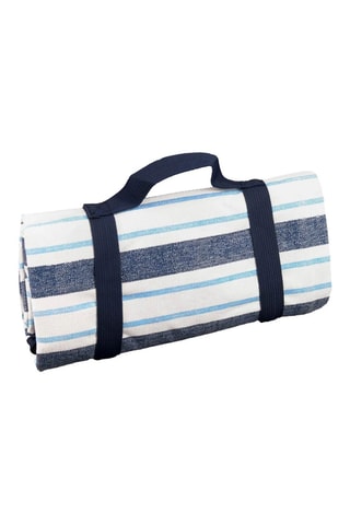 Vierkant Kleed - Blauw - 140 x 140 cm