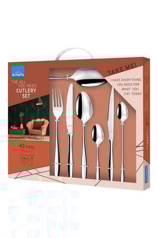 Roestvrijstalen Bestekset Ivy - 42-delig