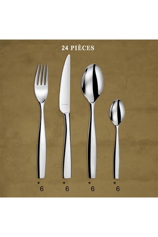 Roestvrijstalen Bestekset Wallis - 24-delig