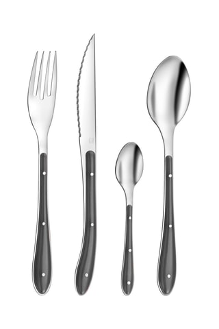 Roestvrijstalen 13/10 Bestekset 13/ 0 Bistro 1-2-3 - 24 Stuks