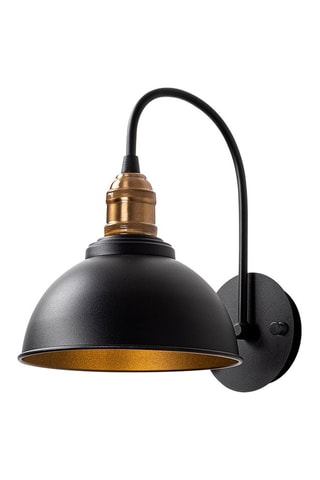 Wandlamp Varzan - Zwart - 15 W