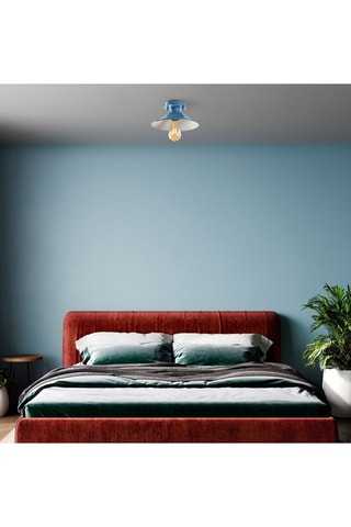 Plafondlamp - Blauw - 40 W