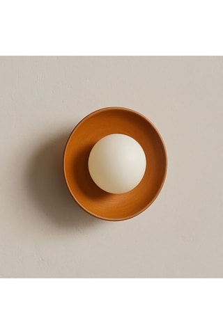 Wandlamp - 10 W - Bruin