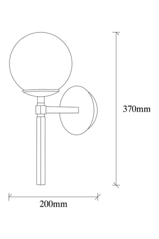 Wandlamp - Zwart - 40 W