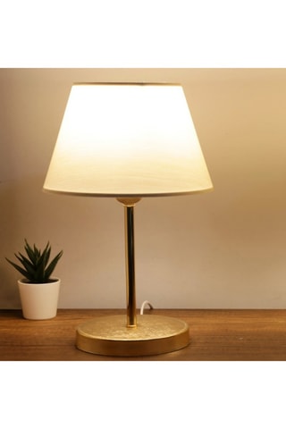 Lampe à poser Ayd - Crème et noir - 60 W