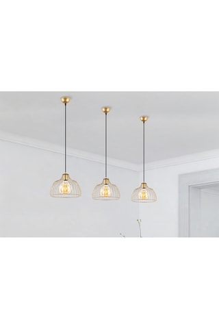 Hanglamp Kozan - Goudkleurig - 40 W