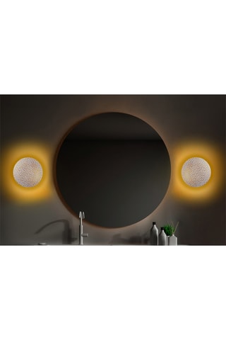 Ledwandlamp Yosma - Wit en Goudkleurig - 5 W