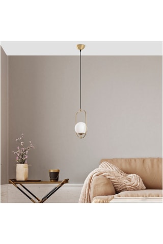 Hanglamp Skew - Goudkleurig - 40 W