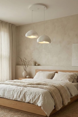 Hanglamp - Wit - 2 x 40 W