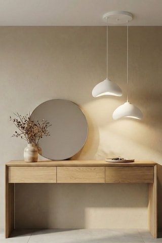 Hanglamp - Wit - 2 x 40 W