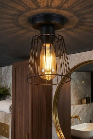 Plafondlamp - Zwart - 40 W