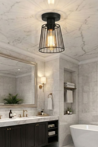 Plafondlamp - Zwart - 40 W