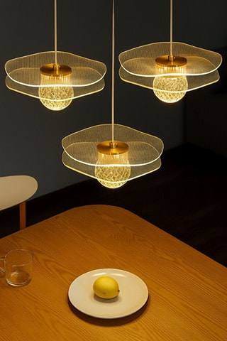 Ledhanglamp - Goudkleurig