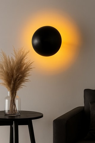 Wandlamp - Zwart - 8 W
