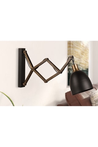 Wandlamp Sivani - Zwart - 40 W