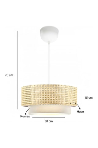 Hanglamp - Beige - 40 W