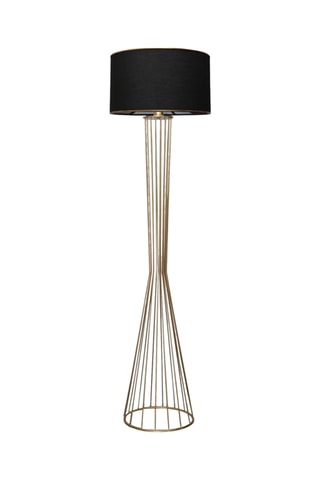 Lampadaire en bois - Naturel - 60 W