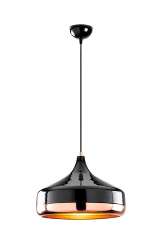 Hanglamp Yildo - Zwart en Goudkleurig - 40 W