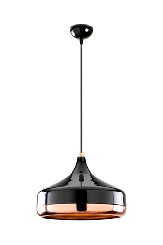 Hanglamp Yildo - Zwart en Goudkleurig - 40 W