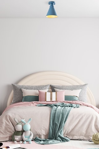 Plafondlamp - Blauw - 40 W