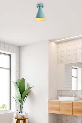 Plafondlamp - Blauw - 40 W